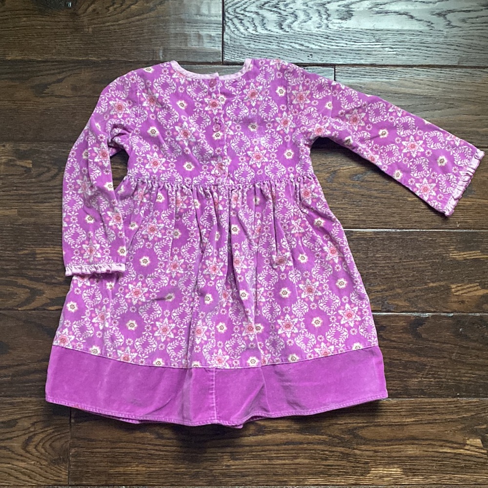 Baby Lulu Purple Patterned Dress - Picture 4 of 4